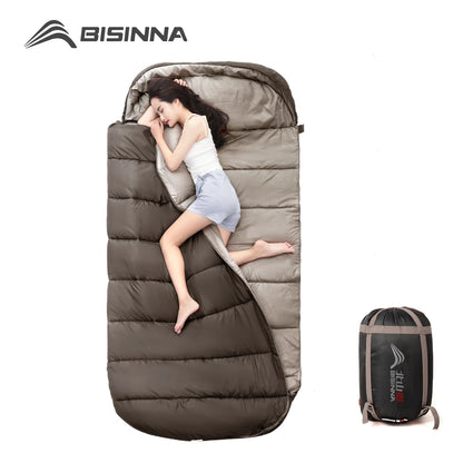 Extra Wide Camping Sleeping Bag for Comfort & Warmth