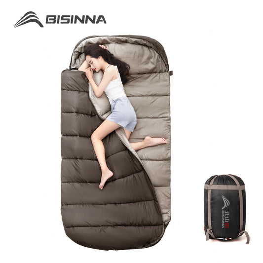 Extra Wide Camping Sleeping Bag for Comfort & Warmth