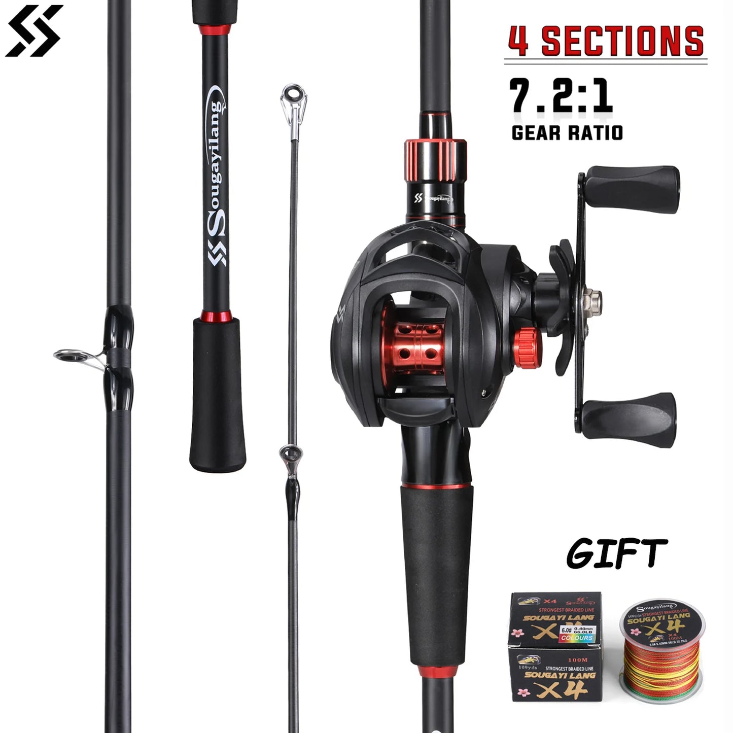 Carbon Fiber Fishing Rod Combo – Lightweight & Powerful