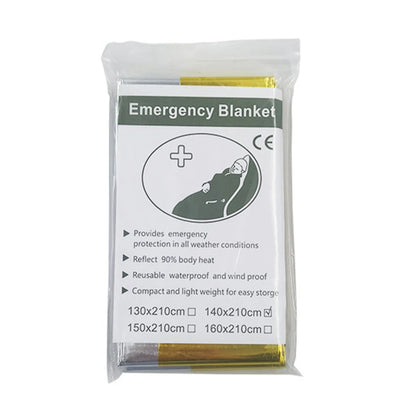 Emergency Thermal Blanket Waterproof & Windproof