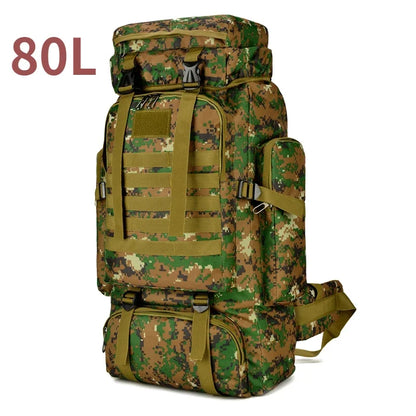 Mountaineering Backpack 100L Heavy Duty Outdoor Carry