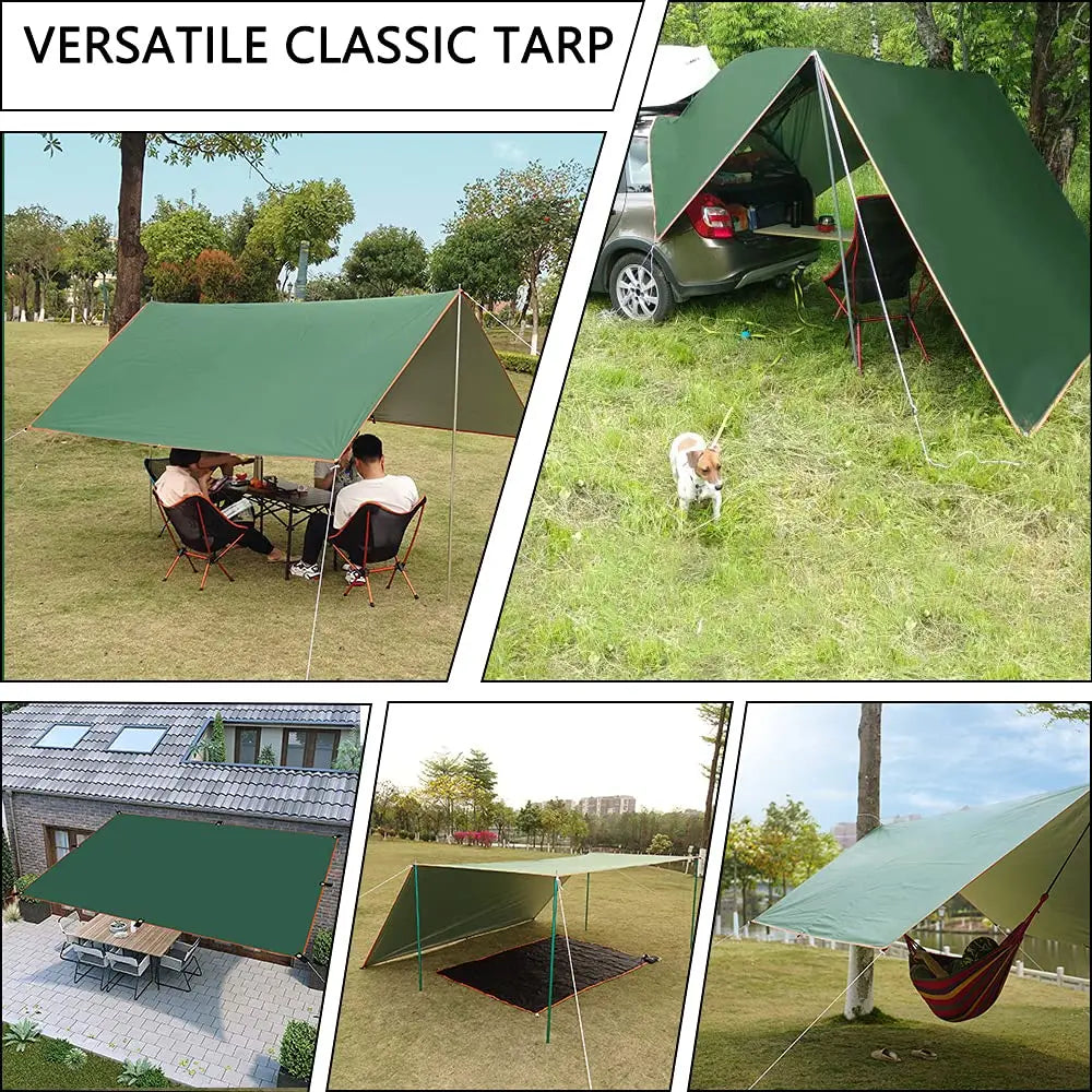 Ultralight Camping Tarp Shelter Waterproof & UV Protection