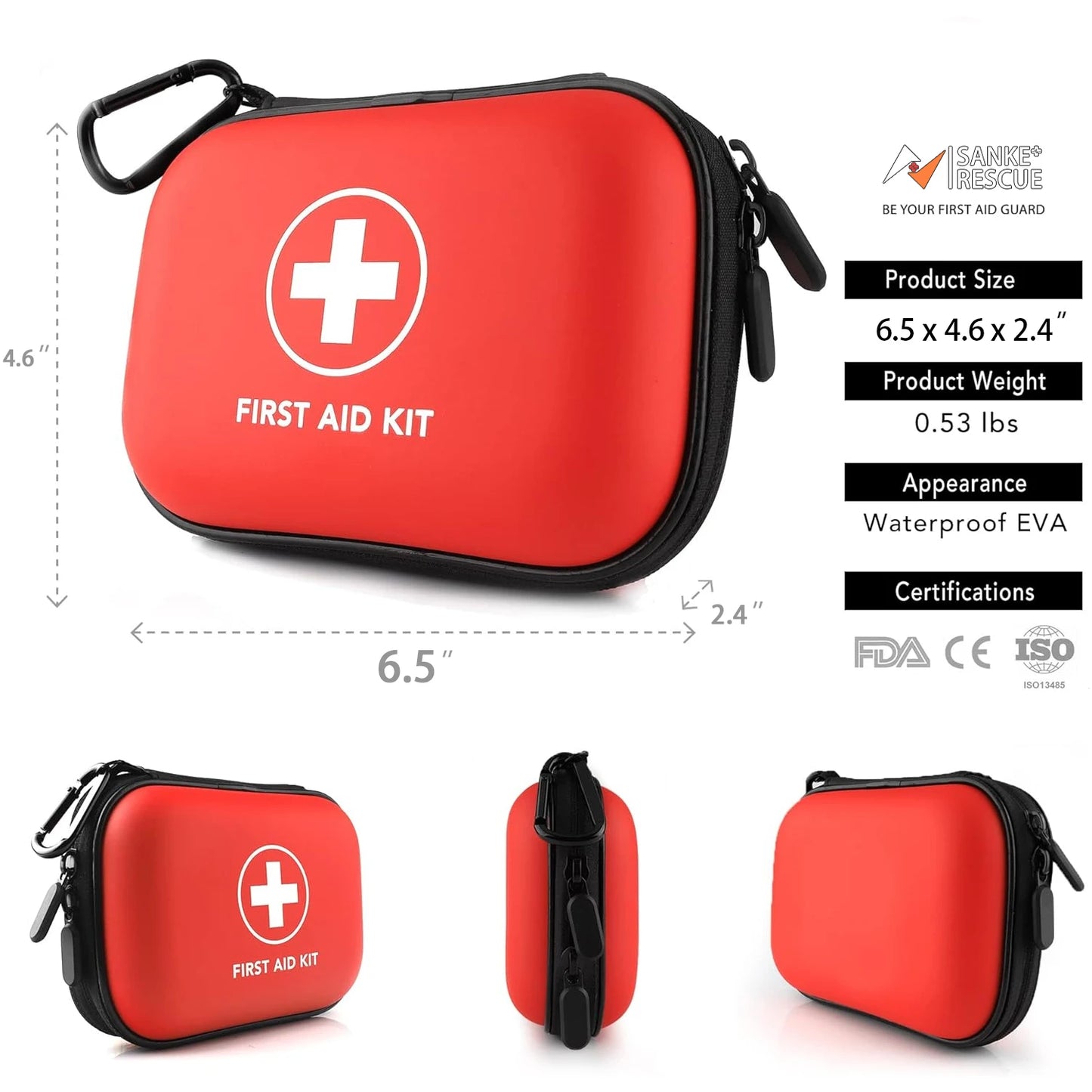 First Aid Kit Portable Multi-purpose Emergency Bag
