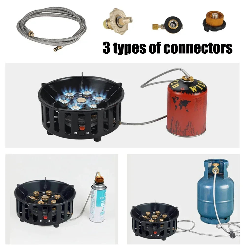 19800W Camping Stove – High-Power Portable Gas Burner