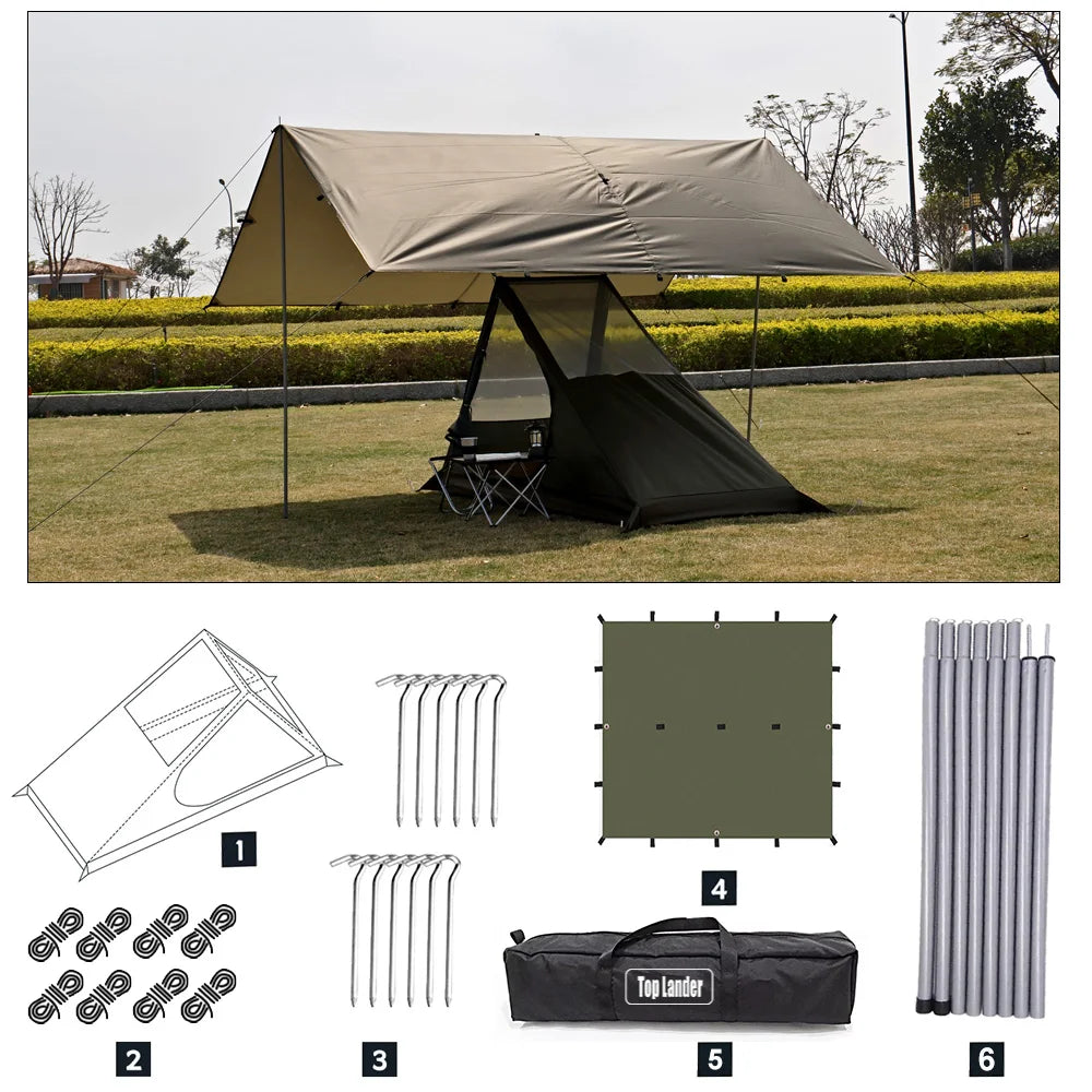 Airy Mesh 1-Person Tent – Ultralight & Quick Setup