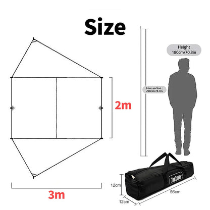 Car Side Awning Waterproof UV Sun Shelter