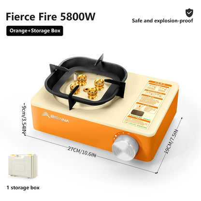 Portable Camping Gas Stove for Fast Outdoor Cooking