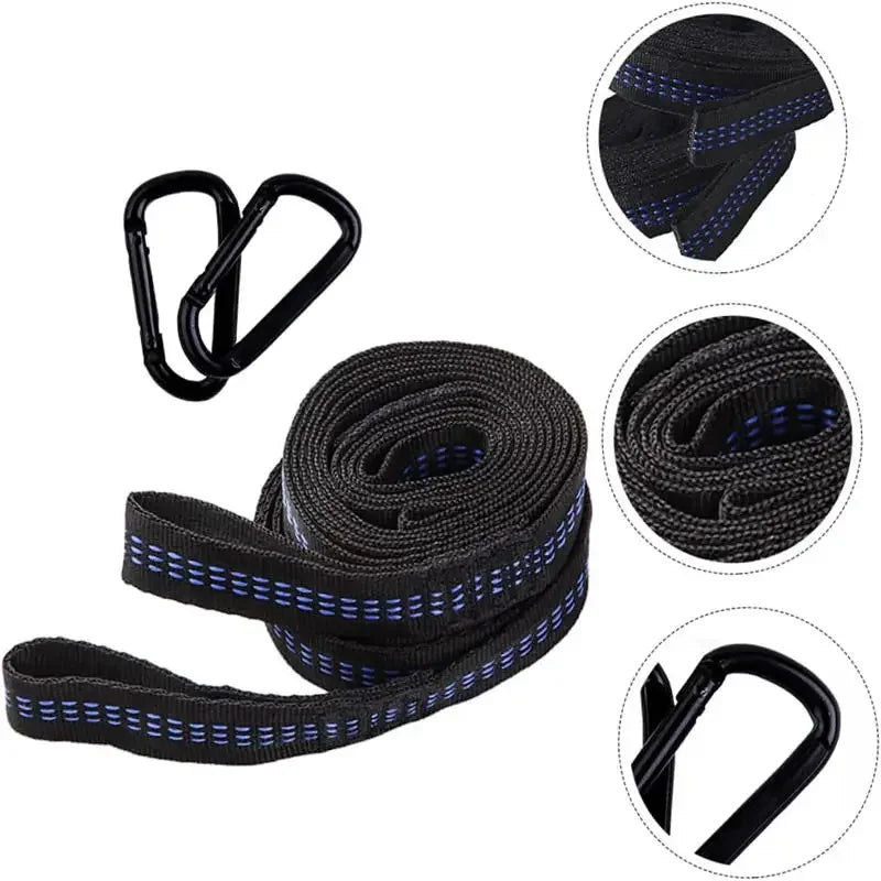 Hammock Straps Heavy Duty 5-Ring Suspension