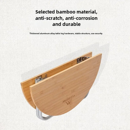 Portable Bamboo Camping Folding Table for Easy Outdoor Dining