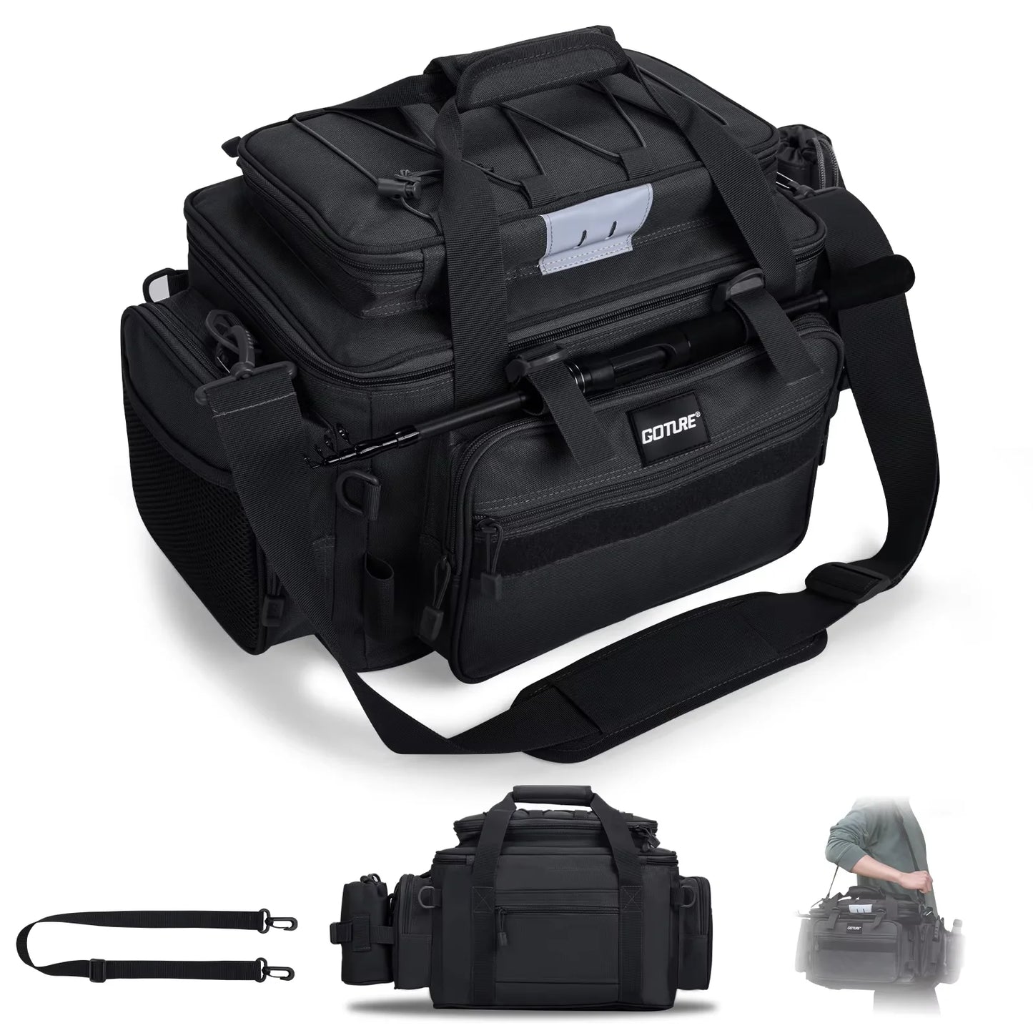 Fishing Tackle Storage Bag – Waterproof Large Capacity