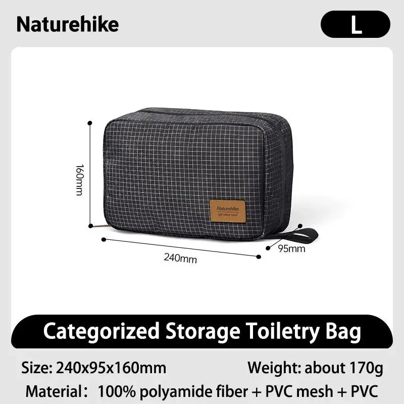 Travel Hanging Toiletry Bag – Waterproof Wet & Dry Storage