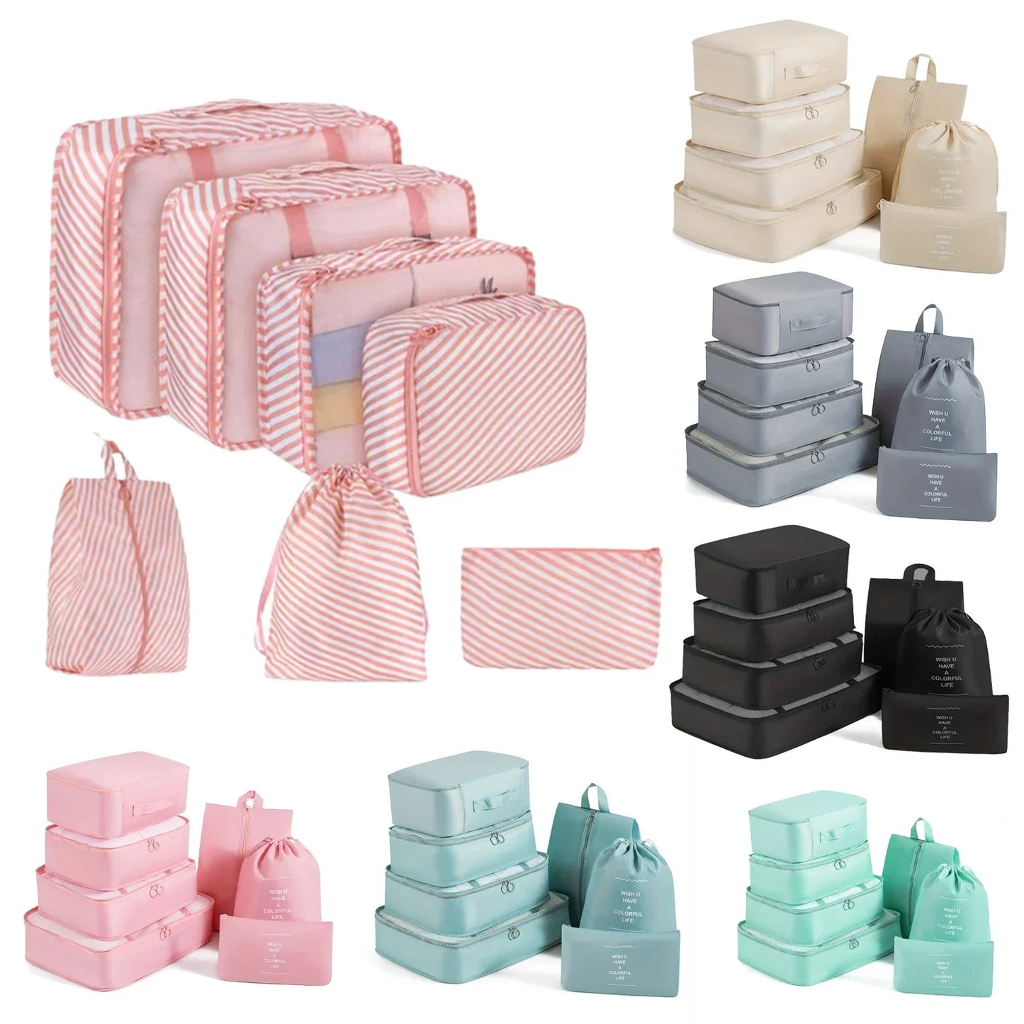 Packing Cubes Set – Organize Luggage & Save Space