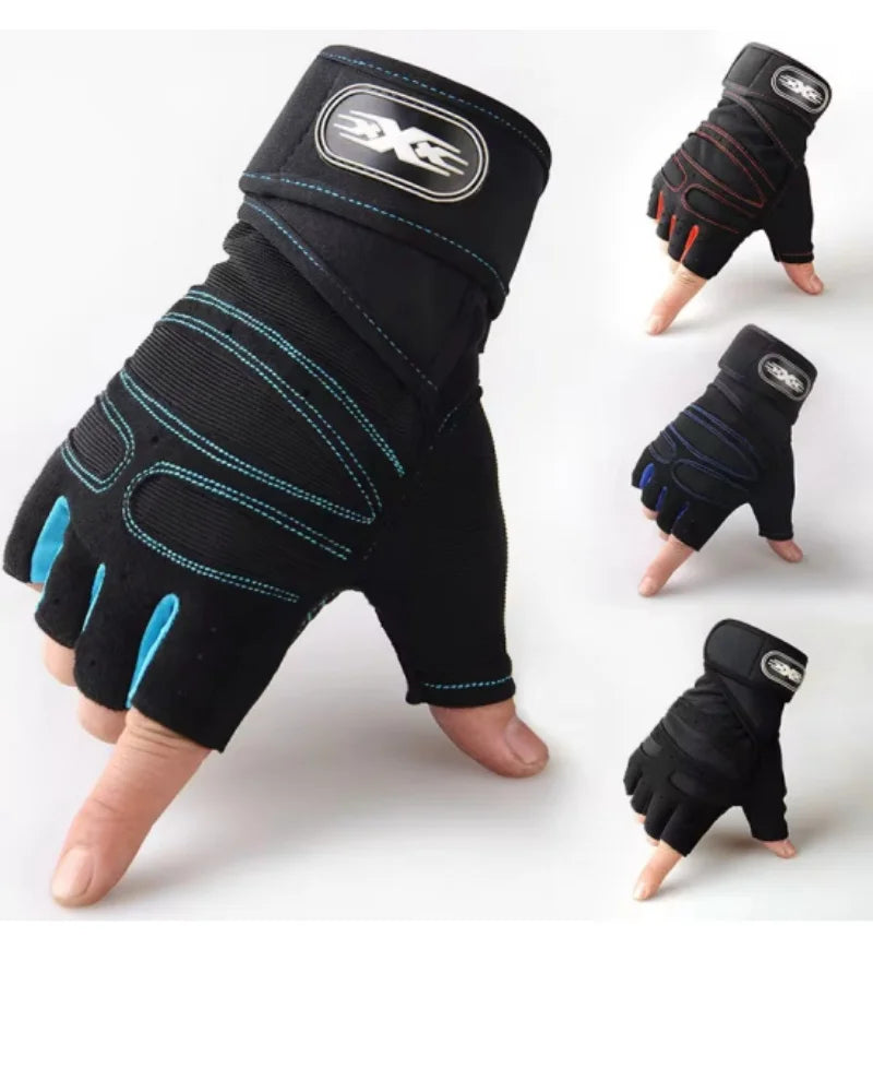 Gym Training Gloves with Grip & Wrist Support