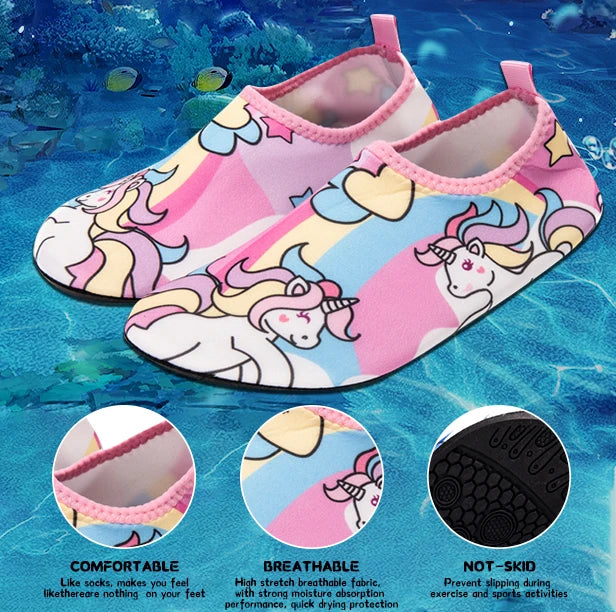 Kids Water Sport Socks – Quick-Dry Non-Slip Shoes