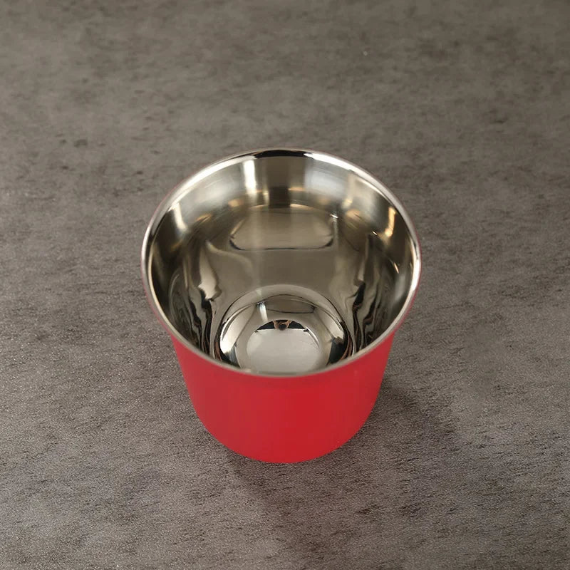Mini Stainless Steel Coffee Cups – Portable & Heat-Insulating