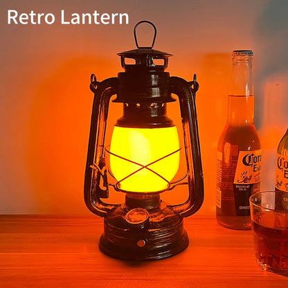 Retro LED Horse Lantern Rechargeable Camping Light