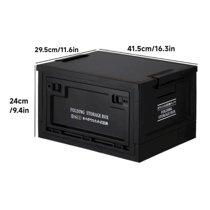 Collapsible Camping Storage Box – Stackable Gear Organizer