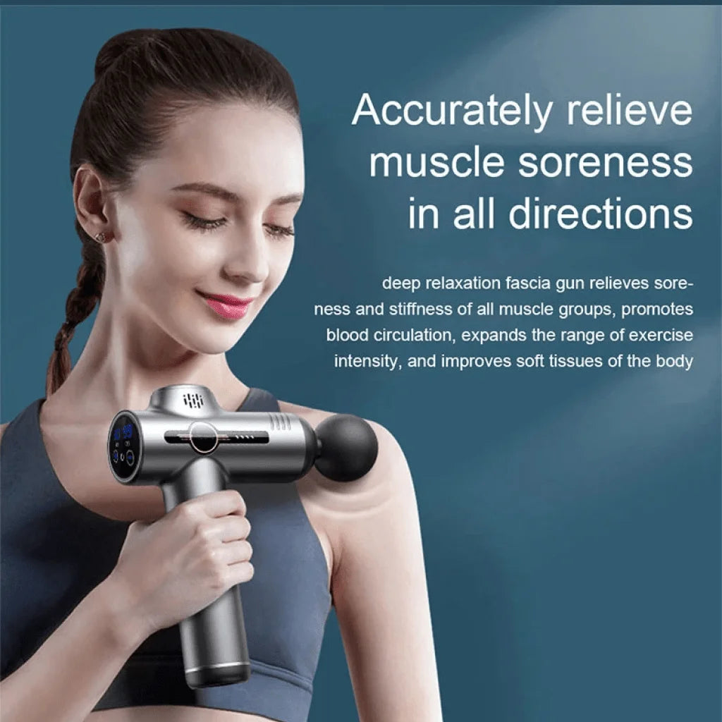 Portable Massage Gun for Deep Muscle Recovery