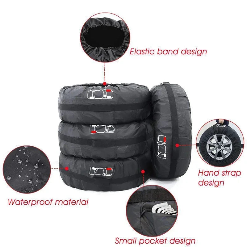 Universal Spare Wheel Tote Bag – Dustproof SUV Tire Protector
