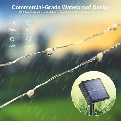 Solar Fairy String Lights for Garden & Outdoor Décor