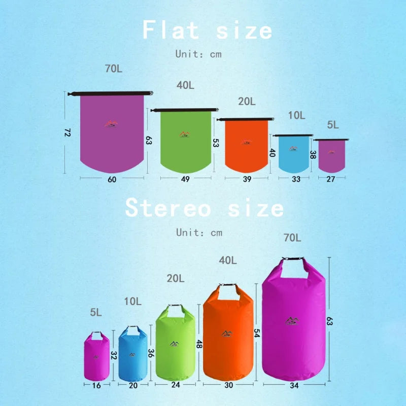Waterproof Dry Bag for Camping & Kayaking Gear Protection