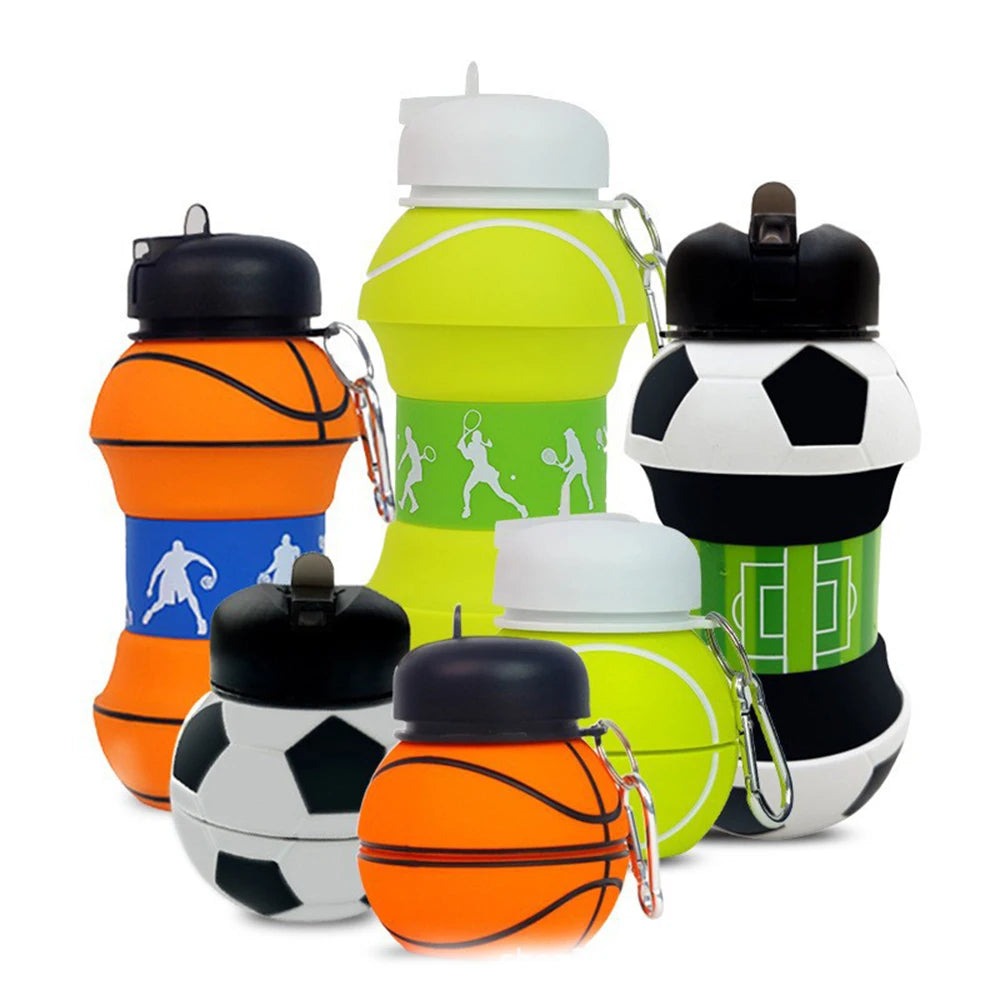 Foldable Silicone Water Bottle – Leakproof & Portable