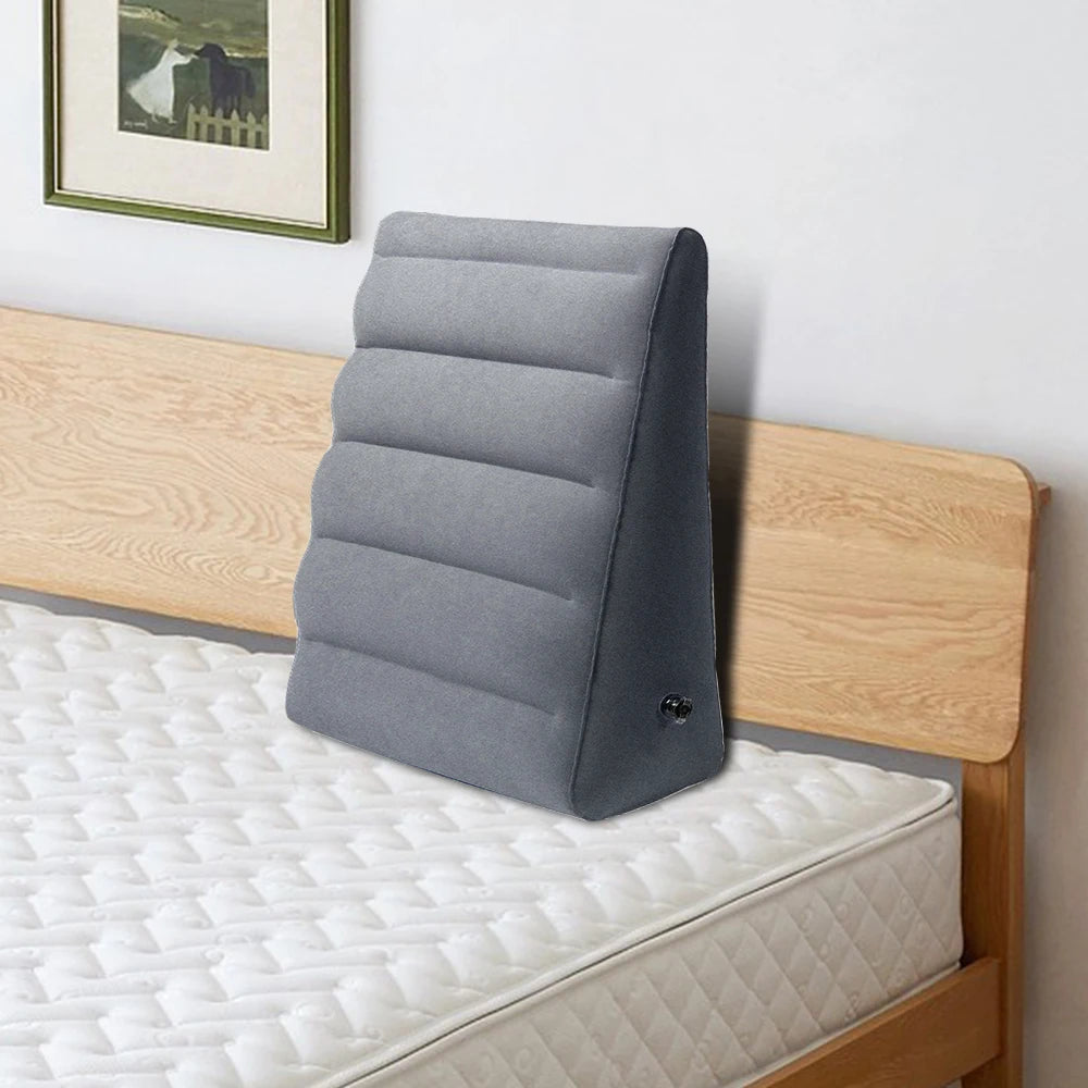 Inflatable Wedge Pillow for Travel Comfort & Relief
