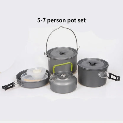 Camping Cookware Set for Lightweight Outdoor Cooking