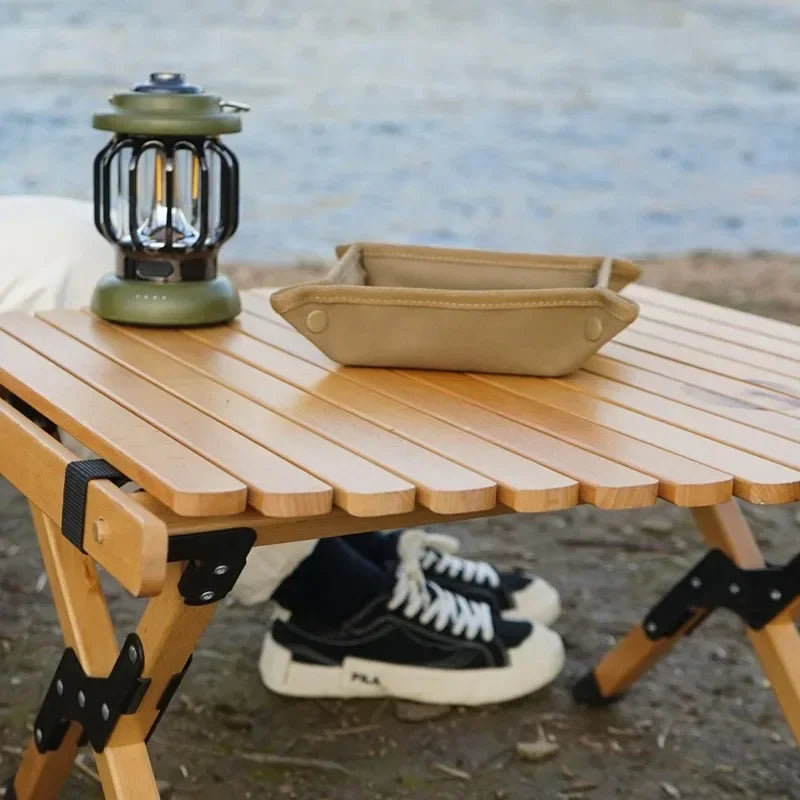 Portable Folding Camping Storage Tray – Stackable Organizer