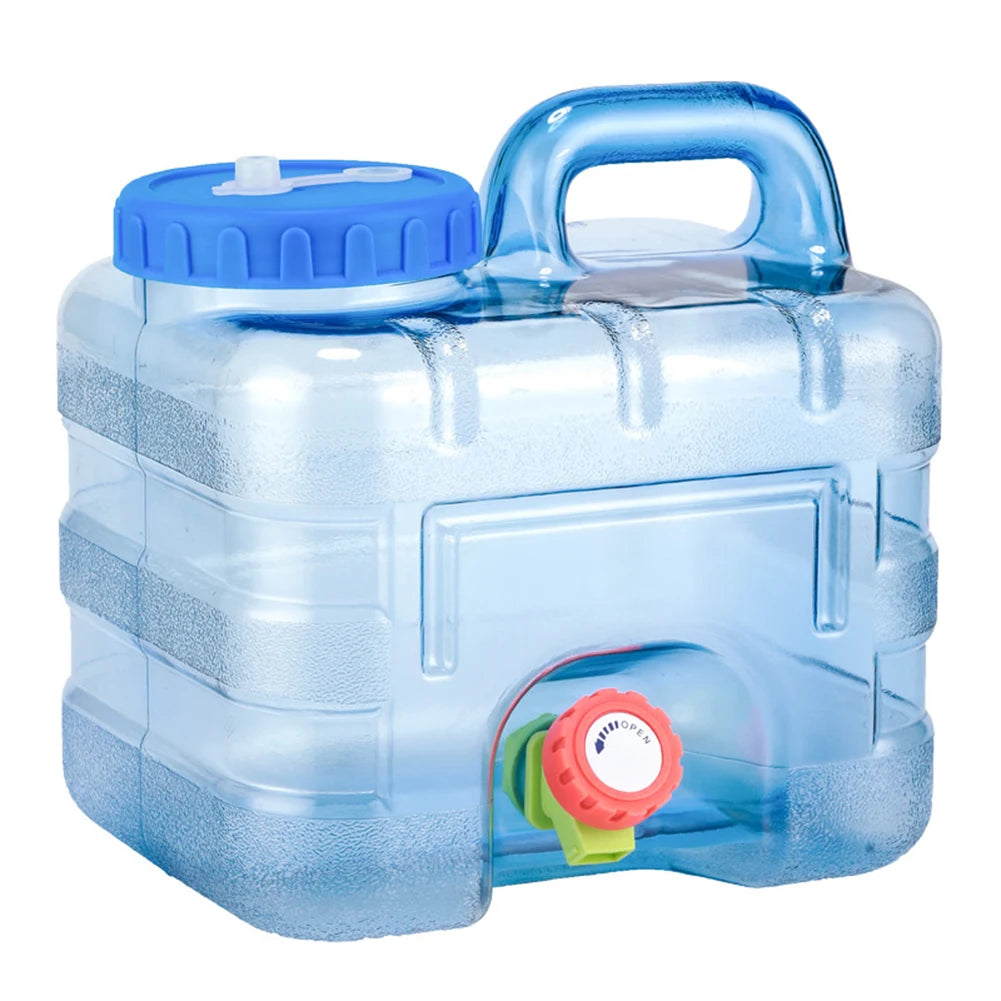 Camping Water Container with Faucet for Easy Storage