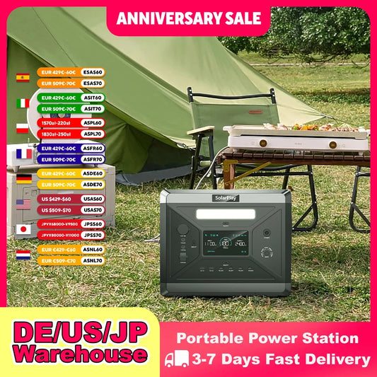 Portable Power Station 2160Wh High Capacity Backup