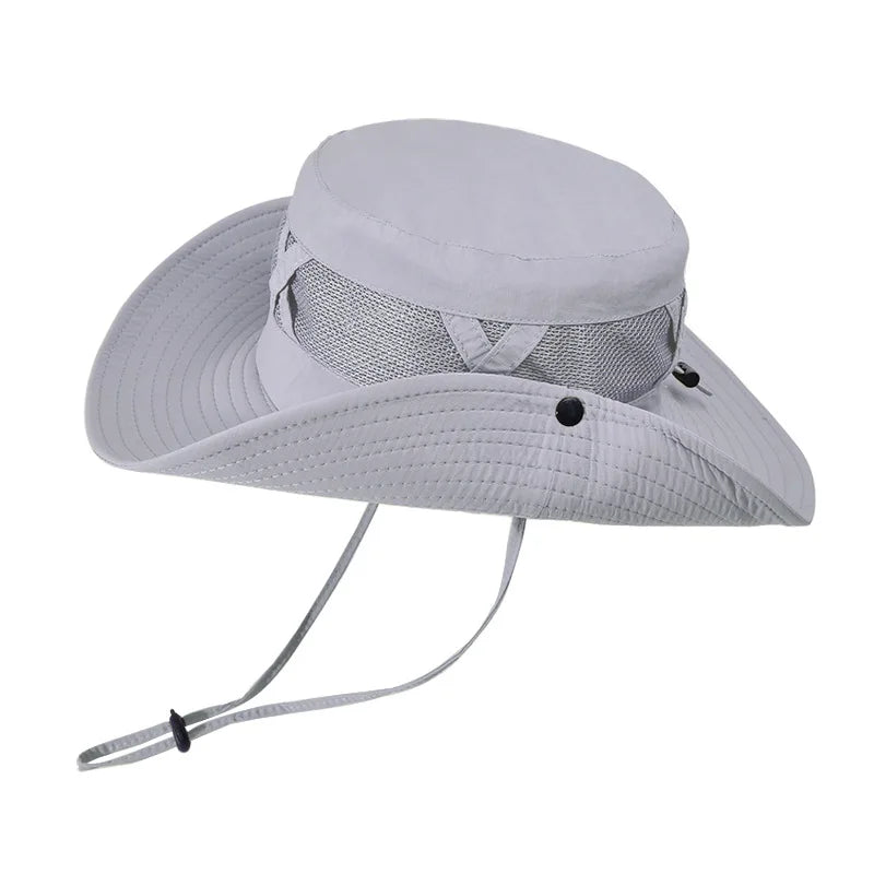 Wide Brim Outdoor Sun Hat – Breathable UV Protection