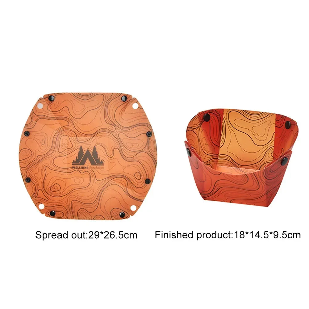 Foldable Camping Tableware Set – Portable & Food-Safe