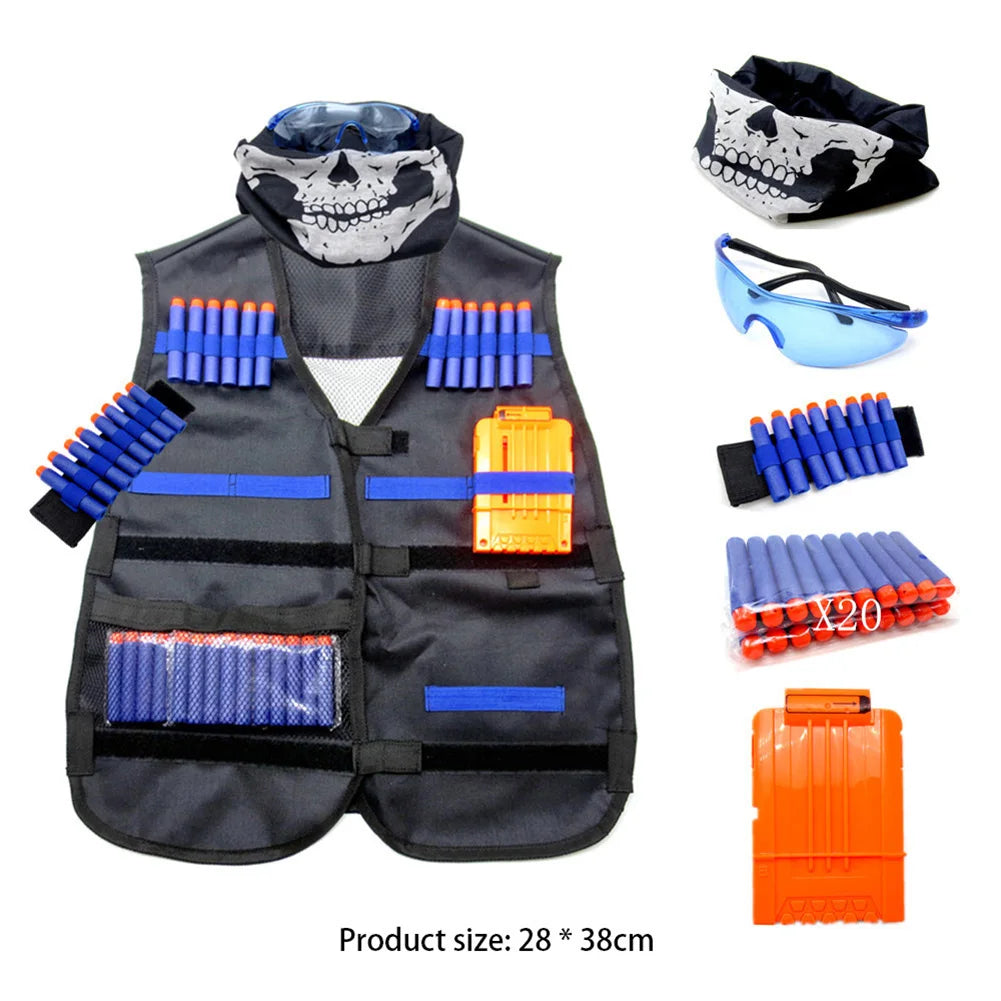 Kids Vest Suit Kit – Outdoor Game Protective Gear