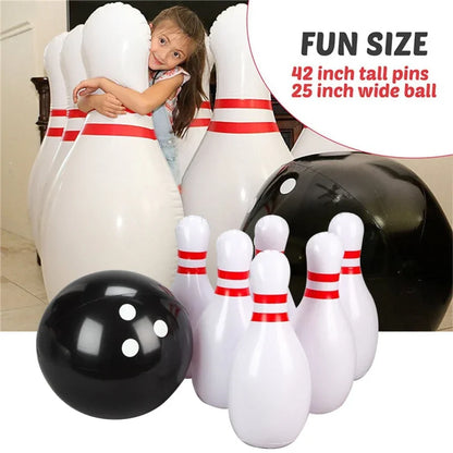 Giant Inflatable Bowling Set – Fun Outdoor Family Game