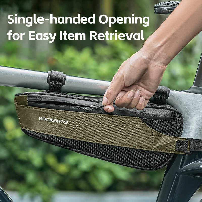 Bike Top Tube Bag – Rainproof & Portable Storage