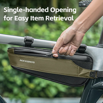 Bike Top Tube Bag – Rainproof & Portable Storage
