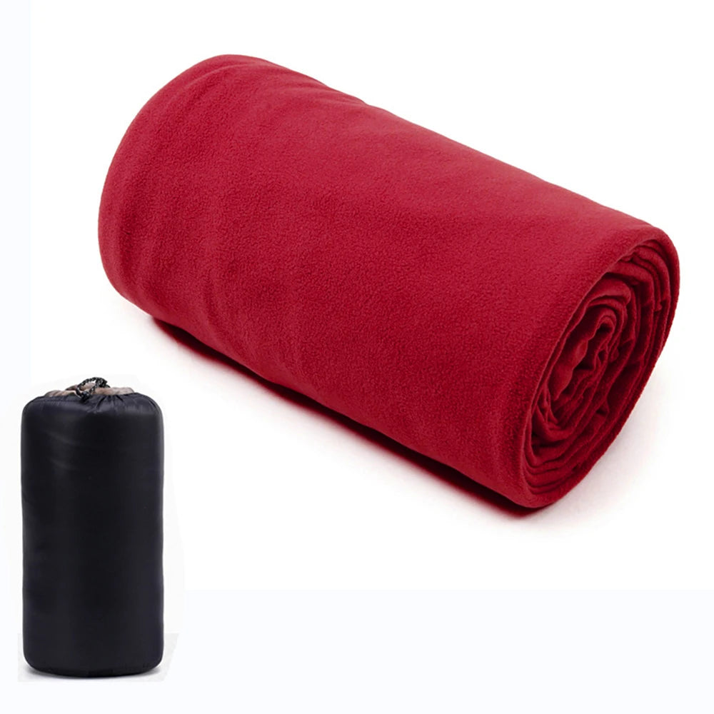 Portable Fleece Sleeping Bag Liner Ultra-Light Warm