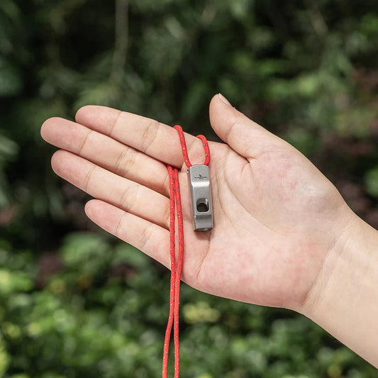 Titanium Survival Whistle – 120dB Emergency Safety Tool