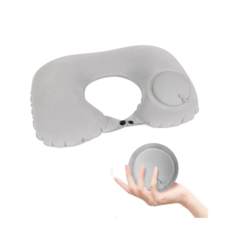 Inflatable Neck Travel Pillow for Comfortable Support