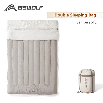 2 Person Camping Sleeping Bag – Detachable Warm Design