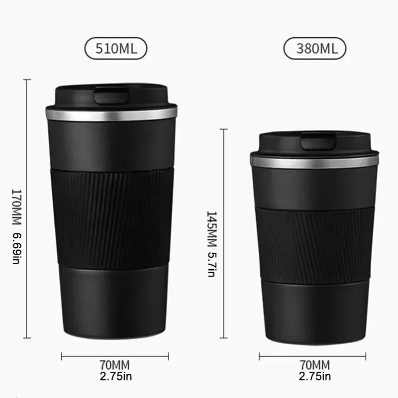 Stainless Steel Insulated Travel Mug – Leakproof & Portable