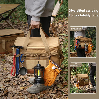 Camping Cooking Utensil Organizer Large Capacity