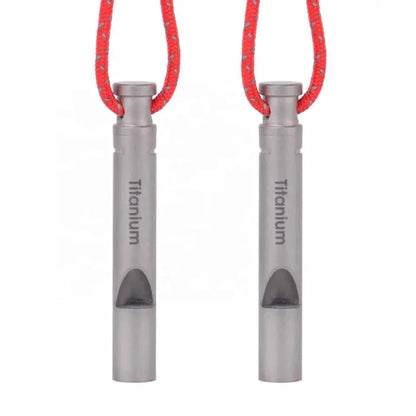 Ultralight Titanium Emergency Survival Whistle