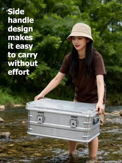 Aluminum Camping Storage Box for Secure Gear Organization