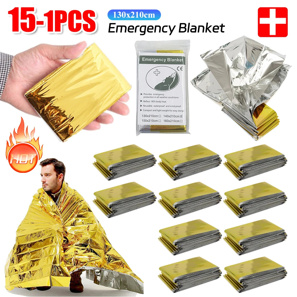 Emergency Thermal Blanket Waterproof & Windproof