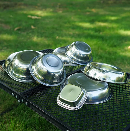 22-Piece Outdoor Camping Tableware Set – Portable & Durable