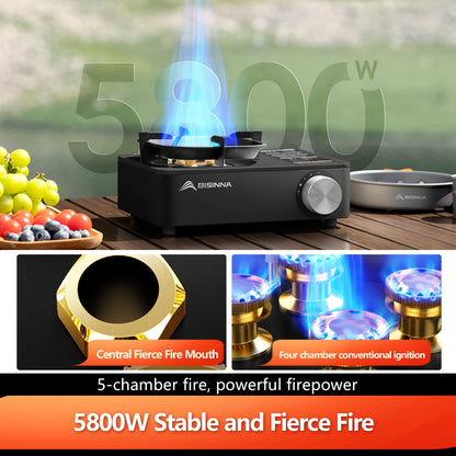 Portable Camping Gas Stove for Fast Outdoor Cooking