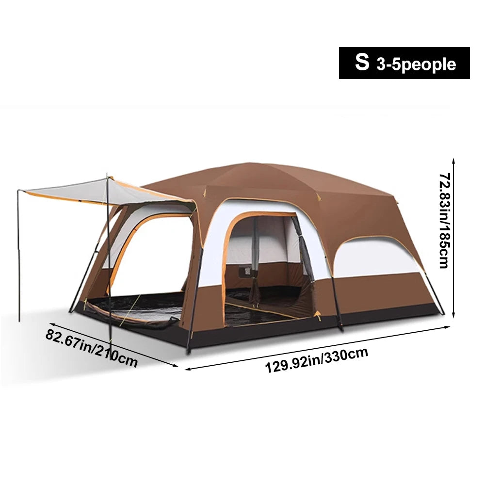 4 Season Family Camping Tent Large Waterproof Shelter