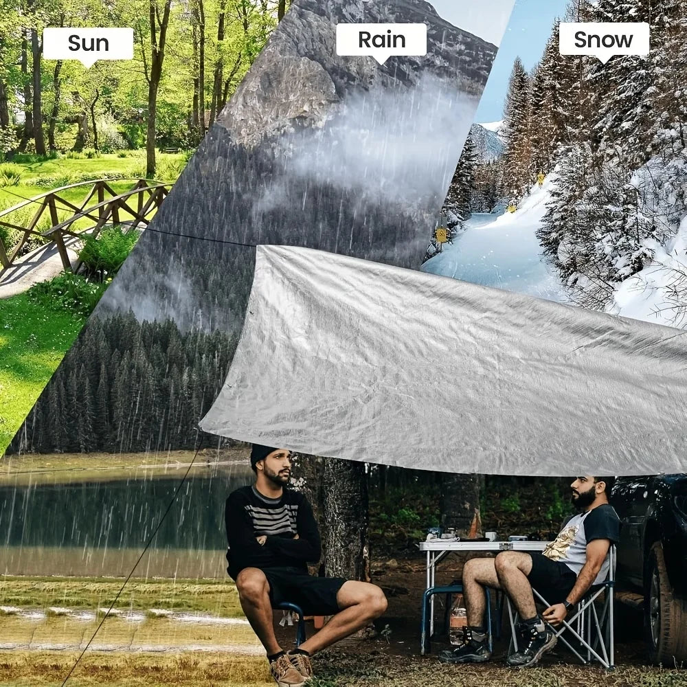 Thickened Sunshade Tarpaulin – Waterproof & UV Protection